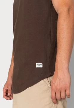 Jack & Jones Jjenoa Ss Crew Neck Noos - Basic T-Shirt - Mulch -Clothing Promotion Shop 0262f837890443d18a07d656364fad85