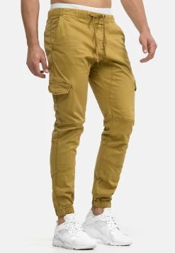 Indicode Jeans Levi - Cargo Trousers - Amber