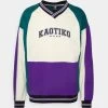 Kaotiko Crew Kasey - Sweatshirt - Ivory/Purple/Jade -Clothing Promotion Shop 1476018ac69149218aa9ebfa97a4cd9a