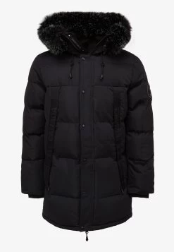 Aylmer Puffer Jacket - Winter Coat - Jet Black -Clothing Promotion Shop 1916ebd06b154eeead3259774f4cb9f9