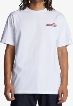 DC SHOES Fixer Upper - Print T-Shirt - White -Clothing Promotion Shop 24bda8b5e5984ba1bde75f26754e4776