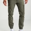Pier One Cargo Trousers - Olive 2 Pier One Cargo Trousers - Olive -Clothing Promotion Shop 38b5161f9e6a4fada25c0f77c5e979fc