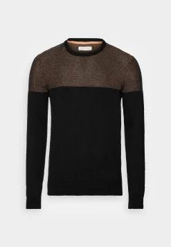 Pier One Jumper - Black/Brown