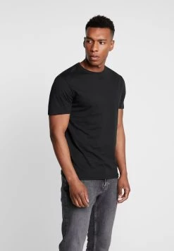 Pier One 3 Pack - Basic T-Shirt - Black -Clothing Promotion Shop 3f84f52aa8f34238a8a149745deb01c0