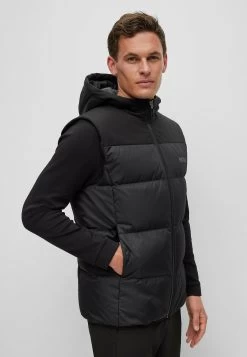 Boss V Hamar1 - Waistcoat - Black One -Clothing Promotion Shop 3f87c1600e16482dbd37bf491e704044