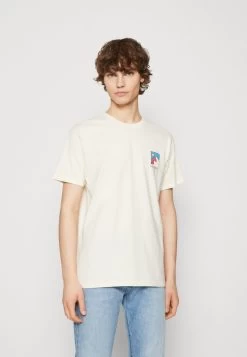 Kaotiko Mountain Minimal Unisex - Print T-Shirt - Ivory -Clothing Promotion Shop 400a1504dda946558bd53d643c2b7b5b