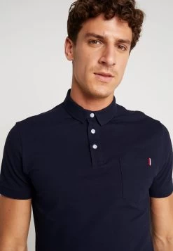 Pier One Tricolore Trim- Polo Shirt - Dark Blue -Clothing Promotion Shop 47c7f0ab95604072a45d1fa23cdb87d5
