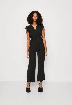 Wal G Fazza Ruffle- Jumpsuit - Black