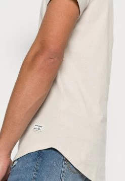 Jack & Jones Jjenoa Ss Crew Neck Noos - Basic T-Shirt - Moonbeam -Clothing Promotion Shop 4ea45e9a2dcb4b61b0d0f8e3746c5fe2