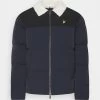 Lyle & Scott Borg Collar Puffer - Winter Jacket - Dark Navy -Clothing Promotion Shop 5b24fbdf728d46f9b42efa4d9bddfd08