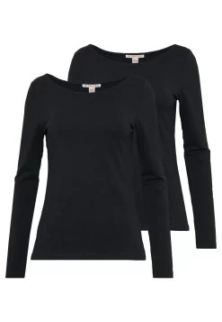 Anna Field 2 Pack - Long Sleeved Top - Black