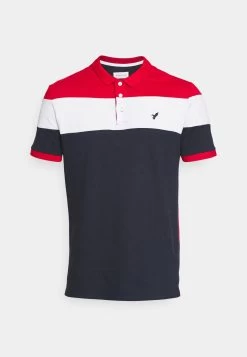Pier One Polo Shirt - Red/White/Dark Blue -Clothing Promotion Shop 675a769077d74ac2a77f3d024472fe96