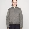SAMSØE SAMSØE Mae Bomber - Bomber Jacket - Dark Brindle -Clothing Promotion Shop 68ef841b9dda43b381f9164f4c0c9a15