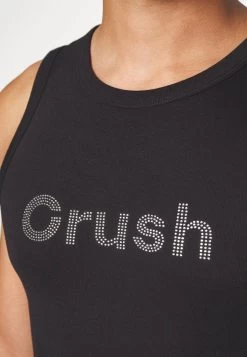 Jaded London Crush Rhinestone Vest Unisex - Top - Black -Clothing Promotion Shop 69def06158044e778843d24555d5776f