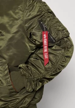 Alpha Industries Ma-1 Puckered - Bomber Jacket - Dark Olive -Clothing Promotion Shop 6a0bf19b619742c5b8190bbf5d12bc20