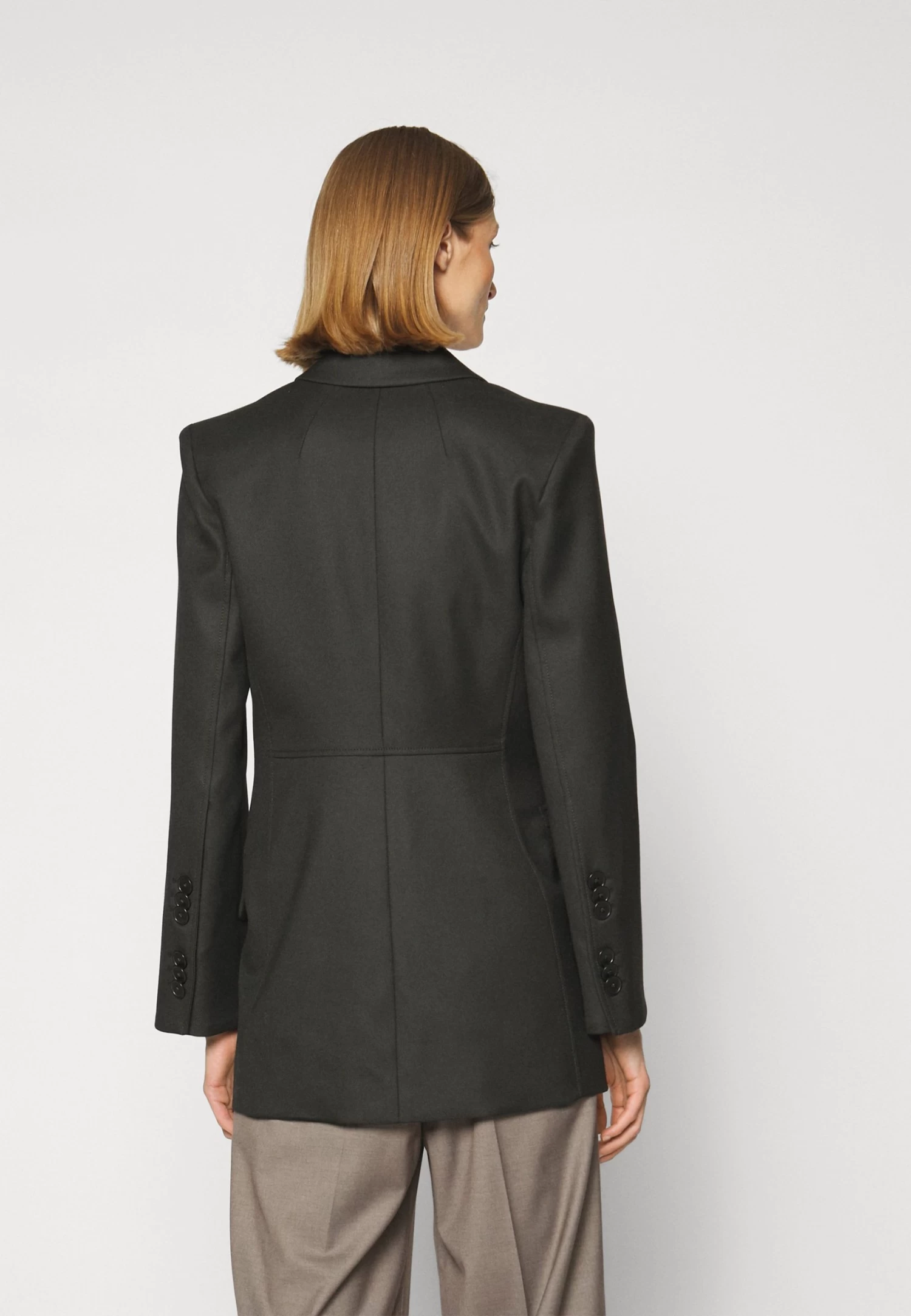 By Malene Birger Essentials Porter - Short Coat - Black 6 By Malene Birger Essentials Porter - Short Coat - Black - Image 4
