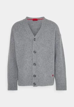 Hugo Sopro - Cardigan - Medium Grey 12 Hugo Sopro - Cardigan - Medium Grey -Clothing Promotion Shop 79f1f77a2b1f4dde82d87a8b357593a2