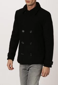 Pier One Short Coat - Black -Clothing Promotion Shop 7ffa7750b2f440a9ab4a5386a4440011