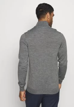 Lyle & Scott Golf Core Zip Mix - Jumper - Mid Grey Marl -Clothing Promotion Shop 916fd9c0334b447e8fa9cab27db76e5b