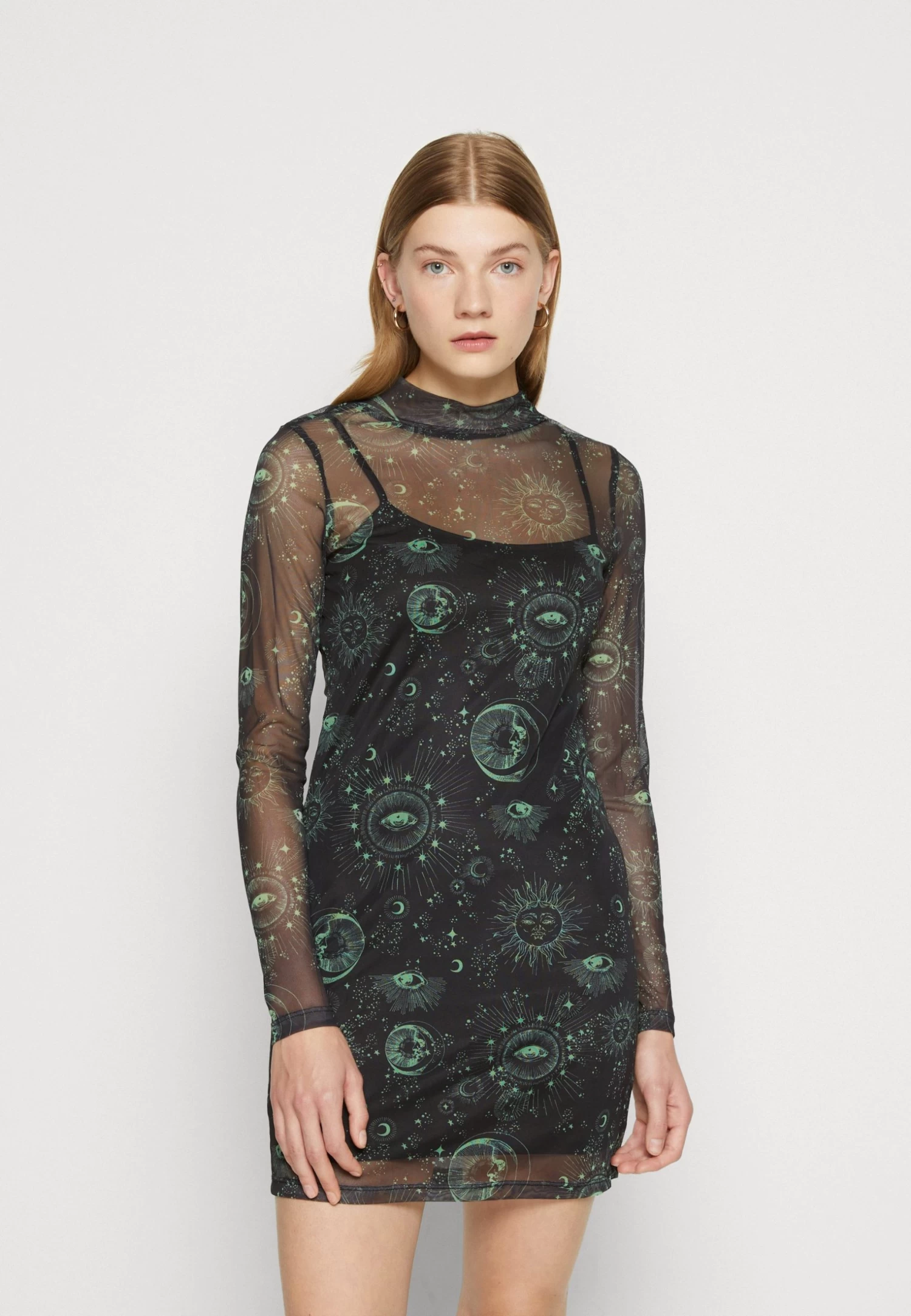 Noisy May Carrie Highneck Dress - Shift Dress - Black 3 Noisy May Carrie Highneck Dress - Shift Dress - Black