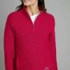 Aria 1/4 Zip Eco Macaroni - Jumper - Berry -Clothing Promotion Shop 9fa4998415204e16881623e8696736f3