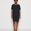 Marc O'Polo Dress Sportiv Style Slightly Egg Shaped Raglan Sleeve - Day Dress - Deep Blue Sea -Clothing Promotion Shop ad0ad961a4d04986afd68b0837304de8