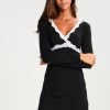 Anna Field Heidi Long Sleeves Viscose Nightdress - Nightie - Black -Clothing Promotion Shop add11b3cd2864d078e241158fecd36d3