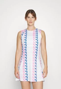 Helena Print Dress - Sports Dress - Pink