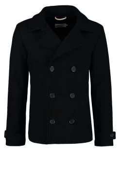 Pier One Short Coat - Black -Clothing Promotion Shop b4b3b0a4ca0347ff877c35a17d756dfc