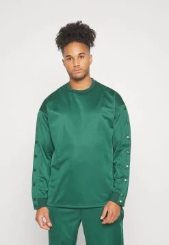 YOURTURN Unisex - Long Sleeved Top - Dark Green -Clothing Promotion Shop b86c1b40ef744c01aa282409438137bc