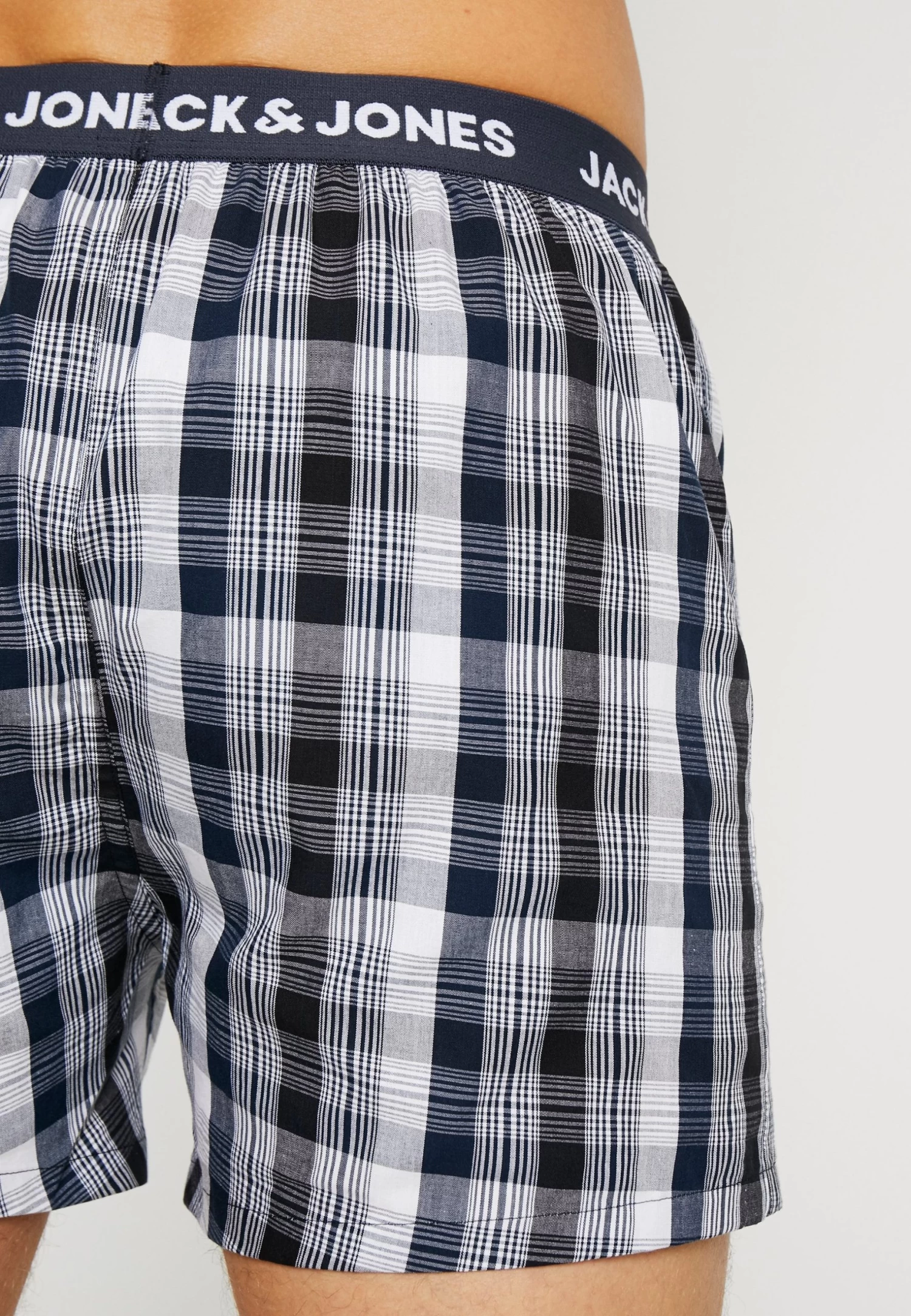 Jack & Jones Jaccheck 3 Pack - Boxer Shorts - Navy 5 Jack & Jones Jaccheck 3 Pack - Boxer Shorts - Navy - Image 3
