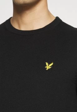 Lyle & Scott Crew Neck Jumper - Jumper - Jet Black -Clothing Promotion Shop c27fa4ee3919475290ea282e7d263b43