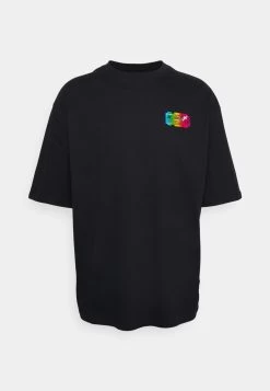 YOURTURN Graphic Tee With Foil Ticket Unisex - Print T-Shirt - Black