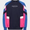 Kaotiko Crew Benton Unisex - Sweatshirt - Navy/Royal/Fuxia -Clothing Promotion Shop c75b8b8135ec4521b85d8c28828bb5c7