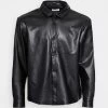 YOURTURN Unisex - Faux Leather Jacket - Black -Clothing Promotion Shop d345c6790234496b979b0515be9321c9