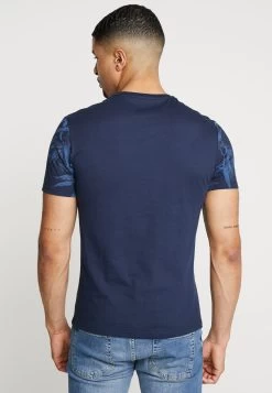 Pier One Print T-Shirt - Blue -Clothing Promotion Shop d7caa0e46d5e4a94822a1285da83c046