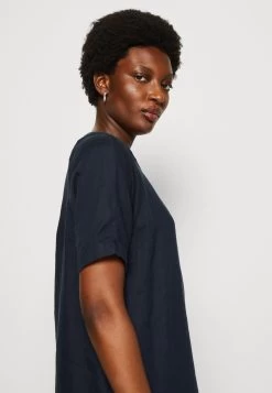 Marc O'Polo Dress Sportiv Style Slightly Egg Shaped Raglan Sleeve - Day Dress - Deep Blue Sea -Clothing Promotion Shop d8ff54a1b6004592aaf6fffe0ec61556