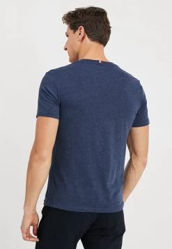 Pier One Basic T-Shirt - Mottled Dark Blue -Clothing Promotion Shop dd651f97754741faafc702872c502666