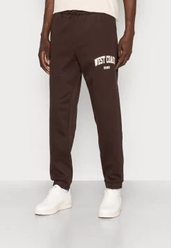 YOURTURN Unisex - Tracksuit Bottoms - Dark Brown