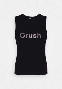 Jaded London Crush Rhinestone Vest Unisex - Top - Black -Clothing Promotion Shop e512bda0cf774c3a9332133e3d24edd1