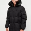 Aylmer Puffer Jacket - Winter Coat - Jet Black