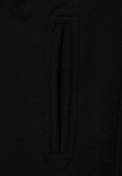 Pier One Short Coat - Black -Clothing Promotion Shop f98ad9164e9e43bd97fdd8c0b6de9848