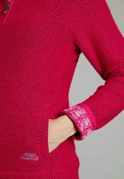 Aria 1/4 Zip Eco Macaroni - Jumper - Berry -Clothing Promotion Shop f99389c33a074f729c07c2e723f9a68f